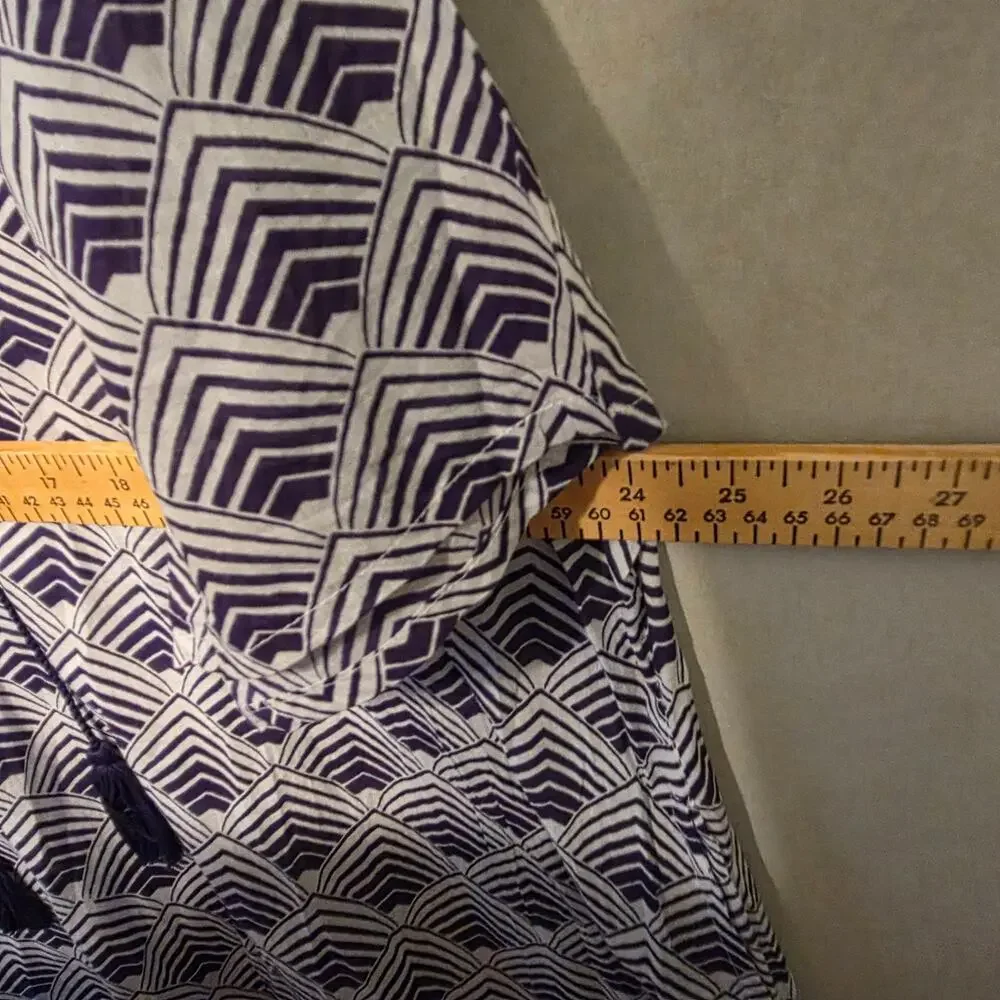 NWT Women's Sunny Oceans Beach Cover-up 100% cotton pockets size 2X